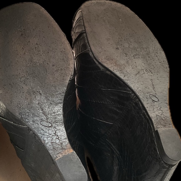 Rick Owens Dust Snake Platform Heel Wedge Mules size 39 1/2" EU - Picture 11 of 12